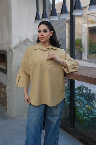 مانتو کتان لنین یقه دار با رنگبندی و کیفیت عالی😍😌کد9813شایسته