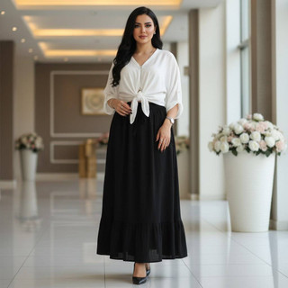 دامن الیاف 🌈 با رنگ بندی و کیفیت عالی ✅ارات5771